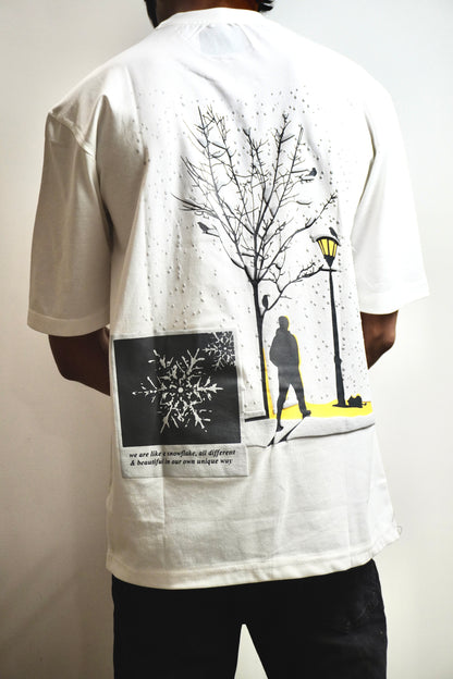 Oversized T-Shirts | Snowflake Series